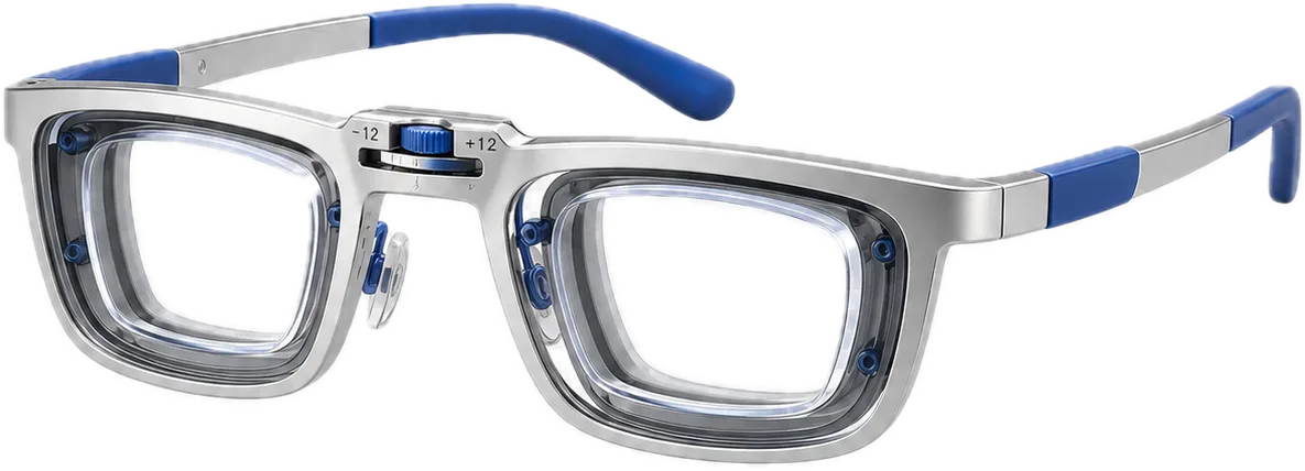 RealSpace dual-freeform adjustable optical viewing device — concept render